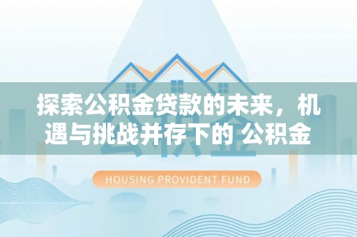 寿阳探索公积金贷款的未来，机遇与挑战并存下的 公积金贷款风险防控