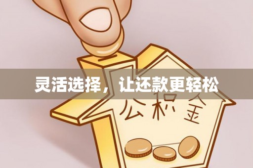 寿阳灵活选择，让还款更轻松